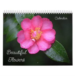 Beautiful Flowers Floral Calendar