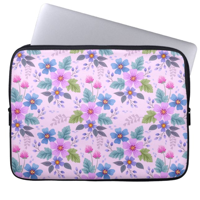 Beautiful Flowers Floral Pattern-36841 Laptop Sleeve (Front)