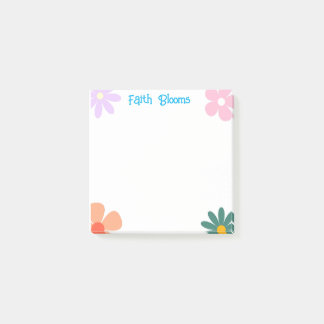 Beautiful flowers  post-it notes