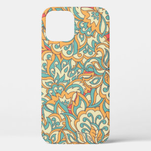 beautiful flowers seamless pattern. floral vintage iPhone 12 case
