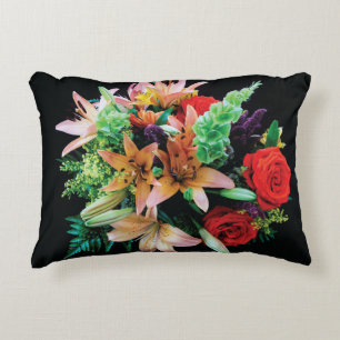 Beautiful Flowers Throw Pillow