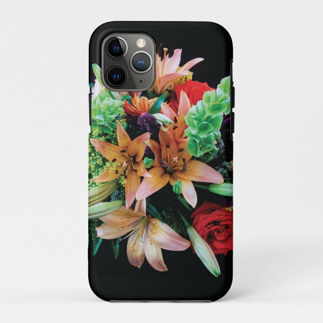 Beautiful Flowers Throw Pillow Case-Mate iPhone Case (Back)