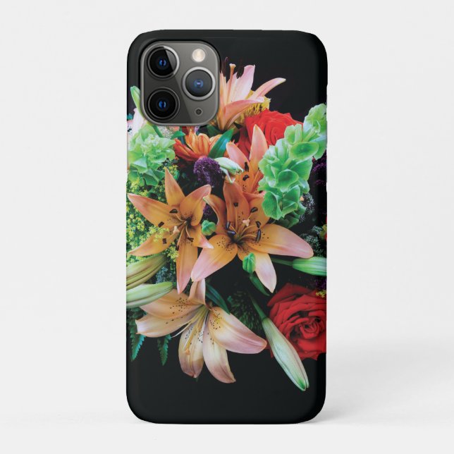 Beautiful Flowers Throw Pillow Case-Mate iPhone Case (Back)