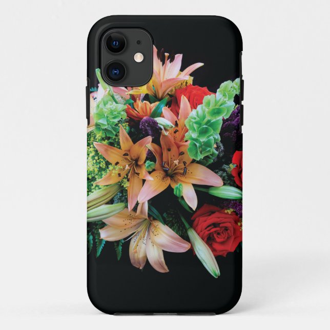 Beautiful Flowers Throw Pillow Case-Mate iPhone Case (Back)