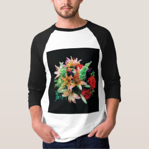 Beautiful Flowers Throw Pillow T-Shirt