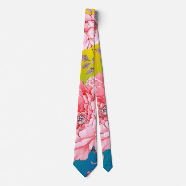 Beautiful flowers tie (Front)