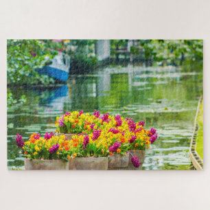 Beautiful flowers with water, Netherlands Jigsaw Puzzle