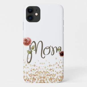 Beautiful Flowery & Sparkling Mum iPhone 11 Case
