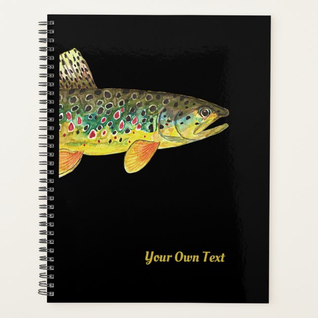 Beautiful Fly Fishing Journal Planner (Front)