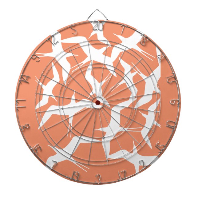 Beautiful Flying Birds Pattern Product Dartboard (Front)