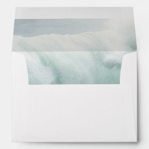 Beautiful Foaming waves Envelope