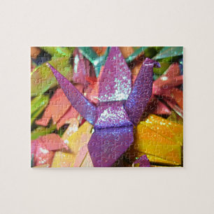 Beautiful Foil Paper Birds Jigsaw Puzzle
