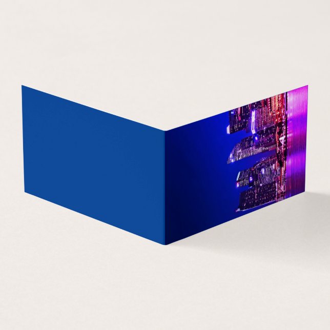 beautiful folding business card (Outside)