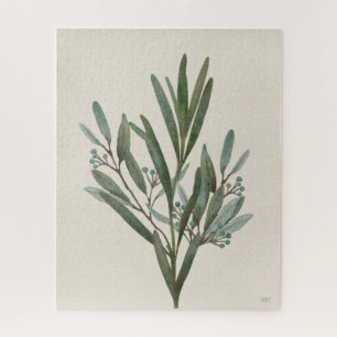 Beautiful Foliage   Sage Green Plant Jigsaw Puzzle