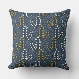 Beautiful foliage with golden details cushion