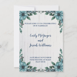 Beautiful Foral Border Invitation