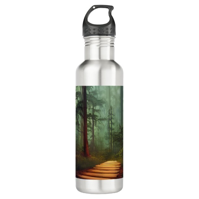 Beautiful Forest Path Digital Artwork  710 Ml Water Bottle (Front)