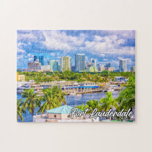 Beautiful Fort Lauderdale, Florida, USA Jigsaw Puzzle