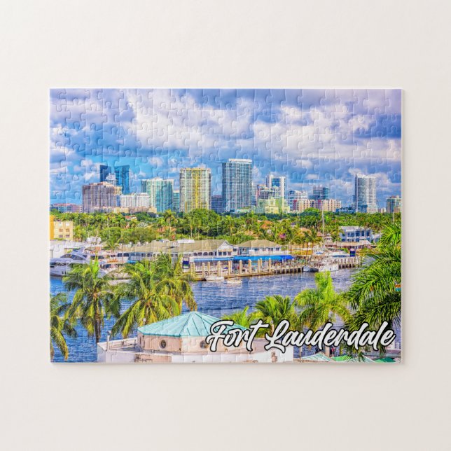 Beautiful Fort Lauderdale, Florida, USA Jigsaw Puzzle (Horizontal)