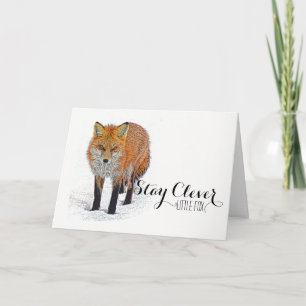 Beautiful Fox Art Notecard