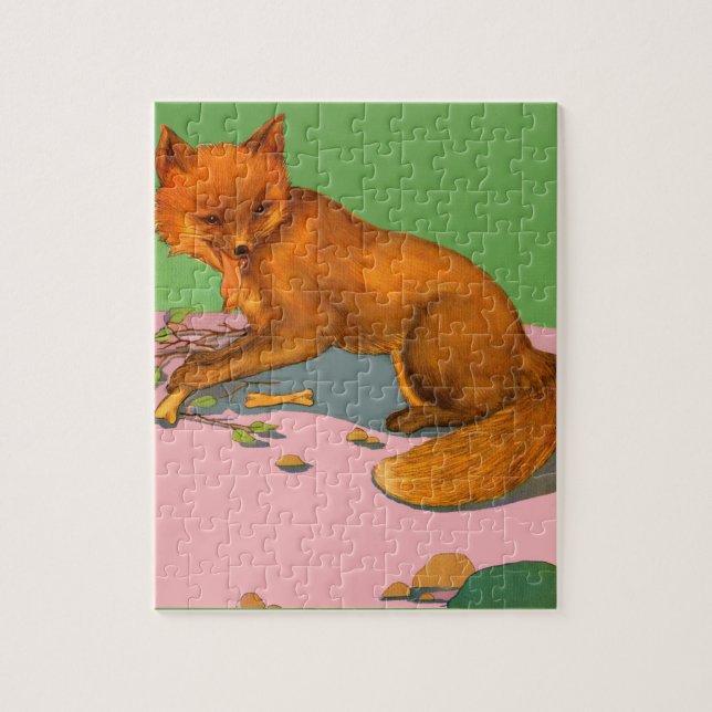beautiful fox jigsaw puzzle (Vertical)