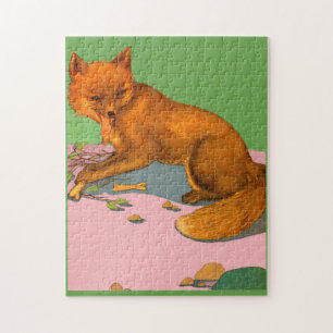 beautiful fox jigsaw puzzle