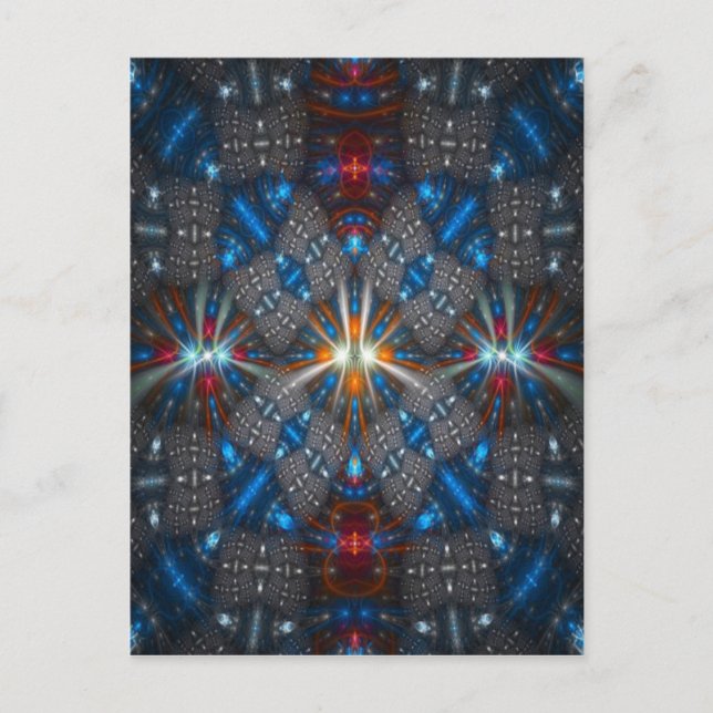 Beautiful Fractal Design Postcard (Front)