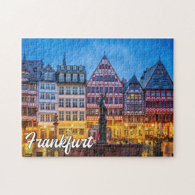 Beautiful Frankfurt, Germany Jigsaw Puzzle (Horizontal)