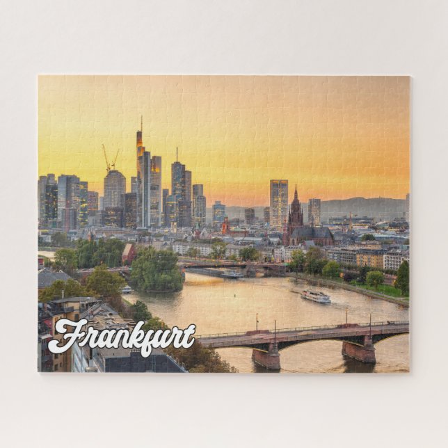 Beautiful Frankfurt, Germany Jigsaw Puzzle (Horizontal)