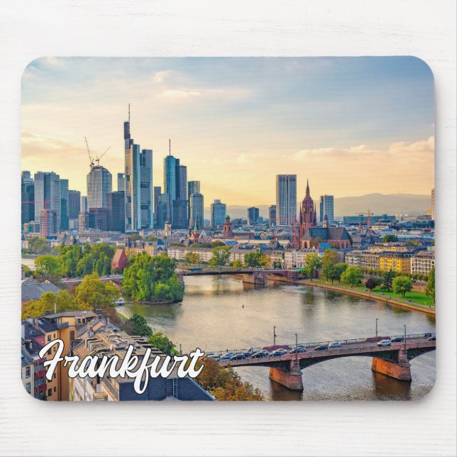 Beautiful Frankfurt, Germany Mouse Pad (Front)
