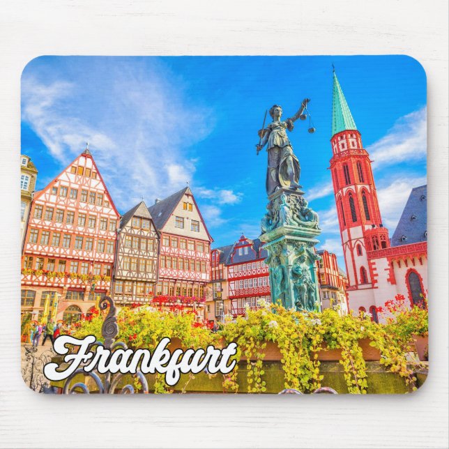 Beautiful Frankfurt, Germany Mouse Pad (Front)