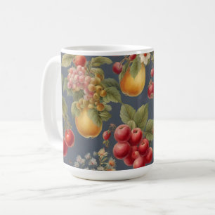 Beautiful Fruits and Flowers. French Style Coffee Mug