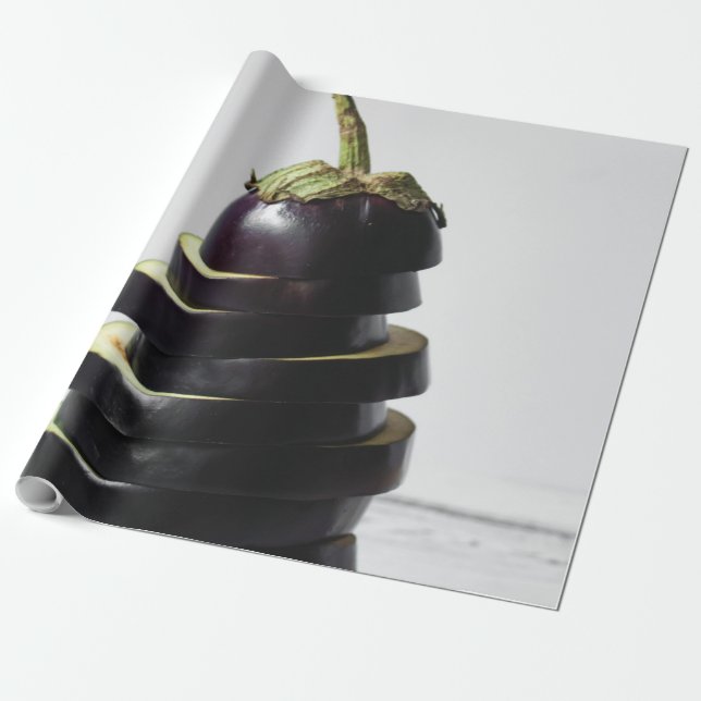 Beautiful Fruits And Vegetables Wrapping Paper (Unrolled)
