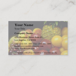 Beautiful Fruits Business Card