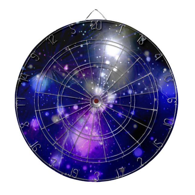 Beautiful galaxy dartboard (Front)