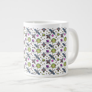 Beautiful galaxy pattern large coffee mug