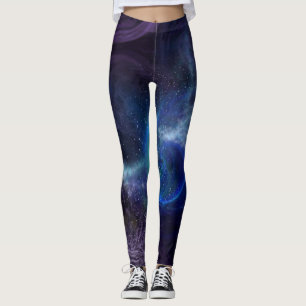 beautiful galaxy pattern leggings