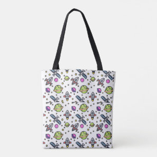 Beautiful galaxy pattern tote bag