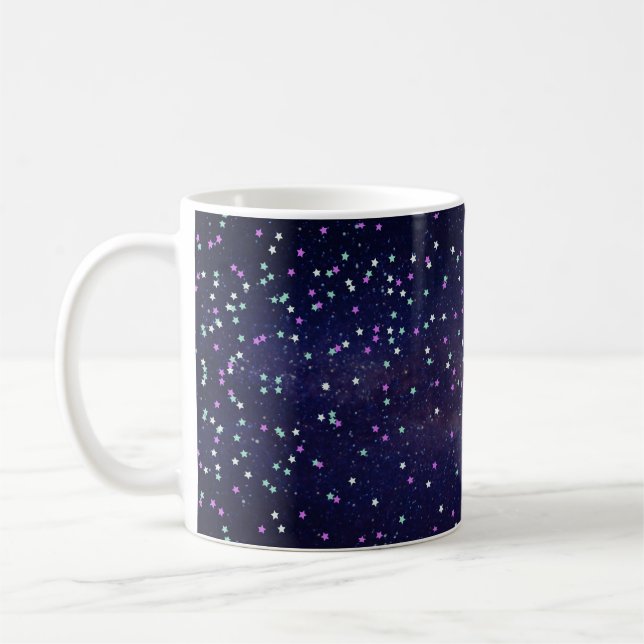 Beautiful galaxy,stars coffee mug (Left)