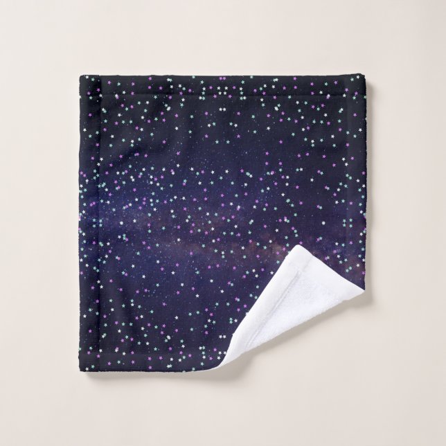 Beautiful galaxy,stars wash cloth (Wash Cloth)