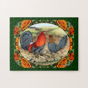 Beautiful Game Fowl Jigsaw Puzzle