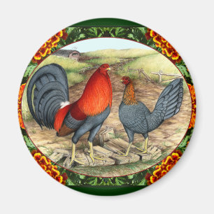 Beautiful Game Fowl Magnet