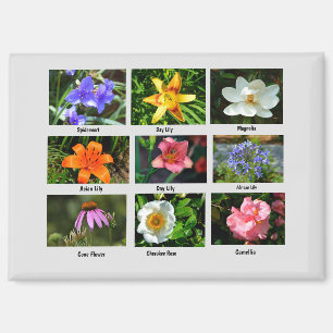 Beautiful Garden Flowers Magnet