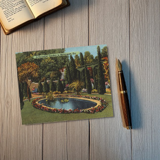 Beautiful Garden in Savannah GA Cardstock