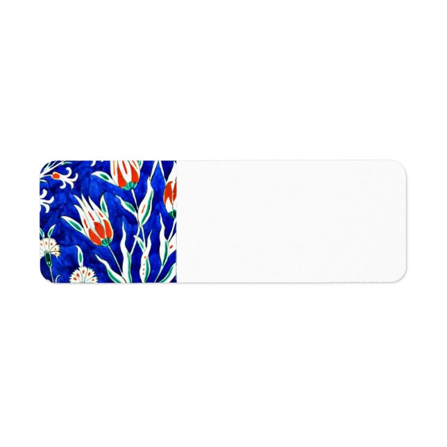Beautiful garden (tulips) return address label (Front)