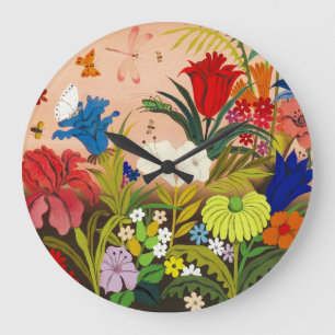 Beautiful Garden Wall Clock