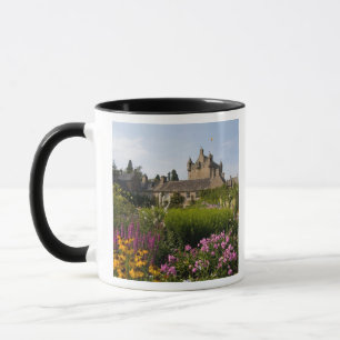 Beautiful gardens and famous castle in mug