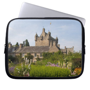 Beautiful gardens and famous castle in Scotland Laptop Sleeve