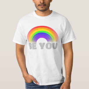 Beautiful Gay LQBTQ Pride Be You Rainbow equality T-Shirt