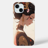Beautiful Geisha Anime Girl